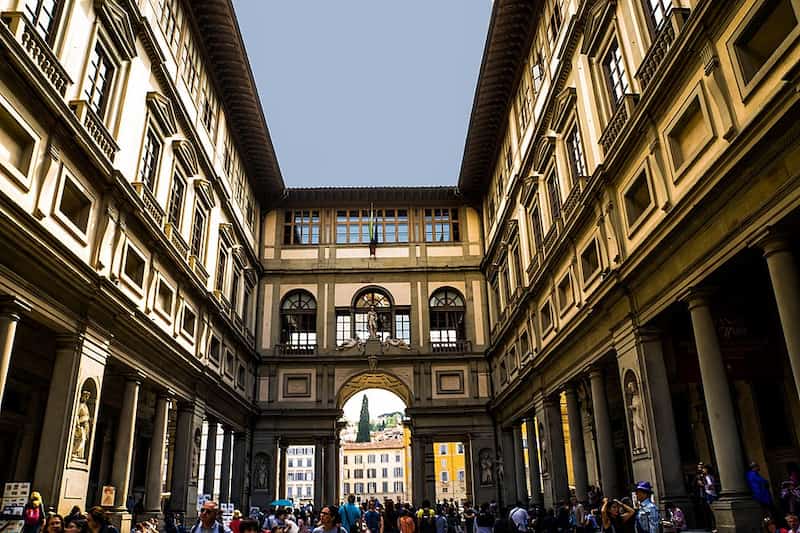 El Centro Histórico de Florencia como Patrimonio de la Humanidad 1 Galería Uffici FLorencia