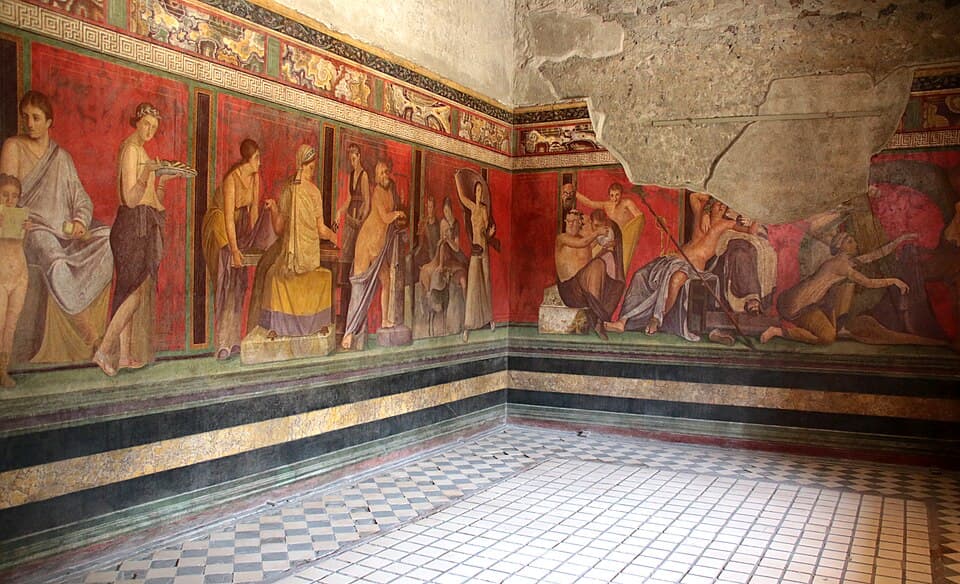 Ruinas de Pompeya: Cómo Visitar la Ciudad Enterrada 3 Villa de los misterios en Pompeya