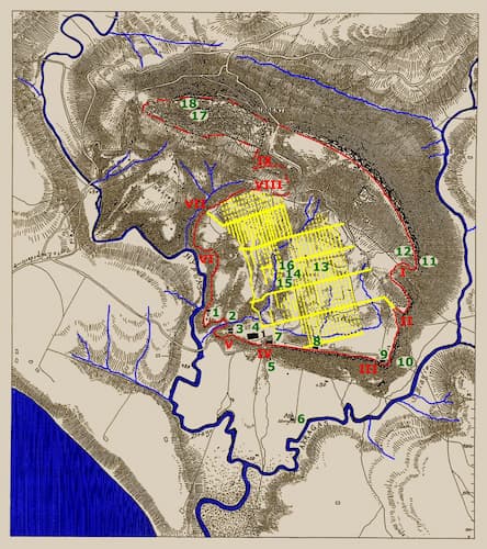 Templos de Agrigento: Guía del Valle de los Templos en Sicilia 2 mapa del recorrido