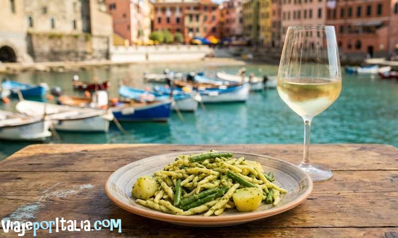 Visitar Cinque Terre: Las mejores rutas por los pueblos más bellos de Italia 5 gastronomia: plato de pesto genevés